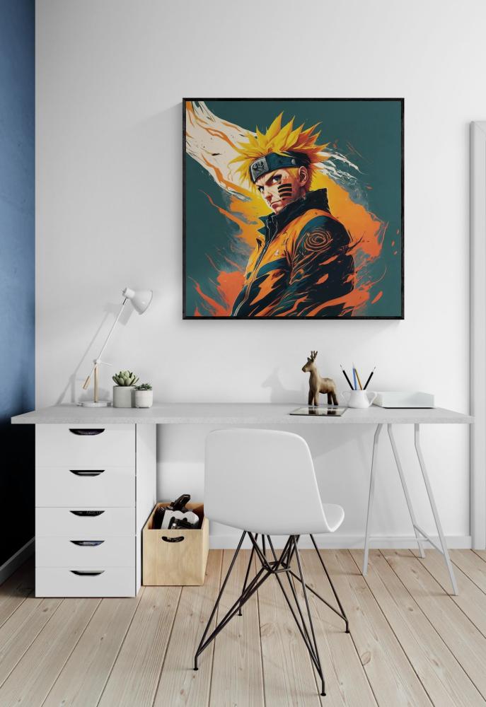 Anime character Naruto painting