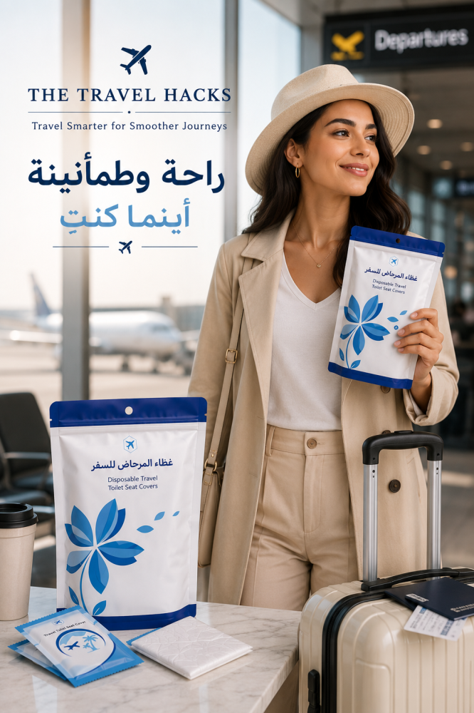 غطاء المرحاض للسفر