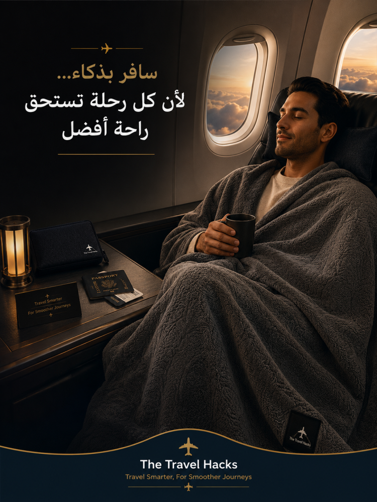 بطانية السفر المريحه  2 في 1