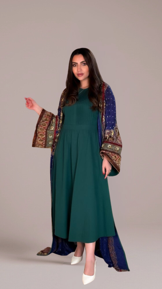 جلابيه تطريز ذهبي