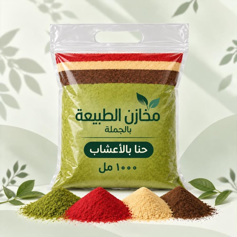 خلطه الحنا بالاعشاب للشعر