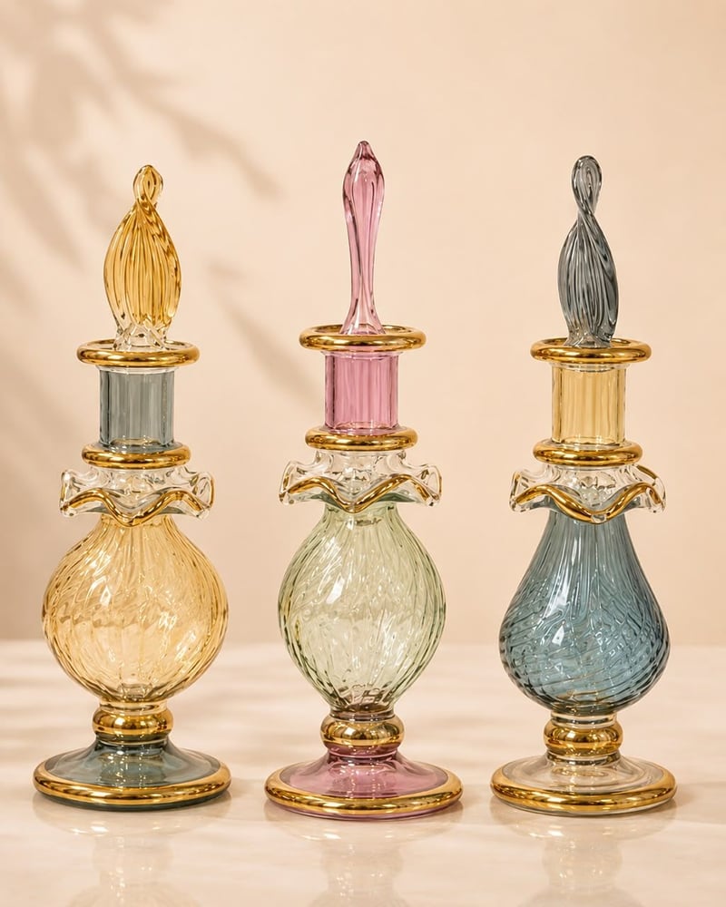 زجاجة عطر شرقية مزخرفة