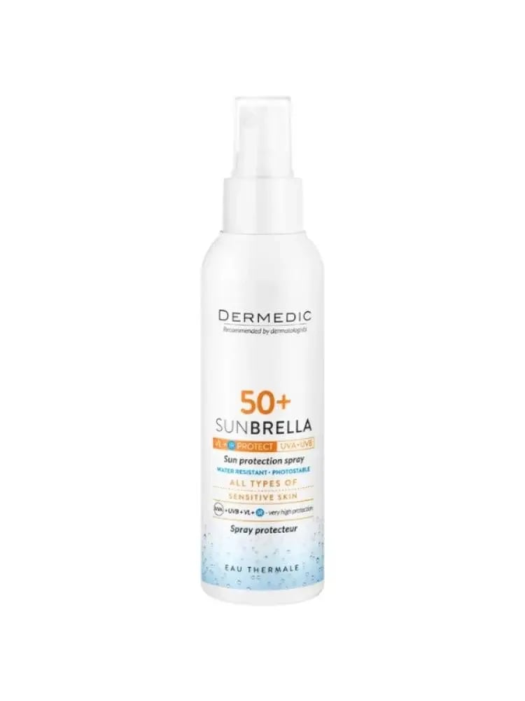 بخاخ حليبي سنبريلا واقي للشمس SPF50 لكل انواع البشرة الحساسه من ديرميديك - 150 مل