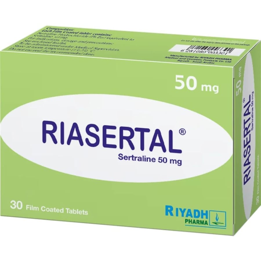رياسيرتال 50 مجم 30 قرص