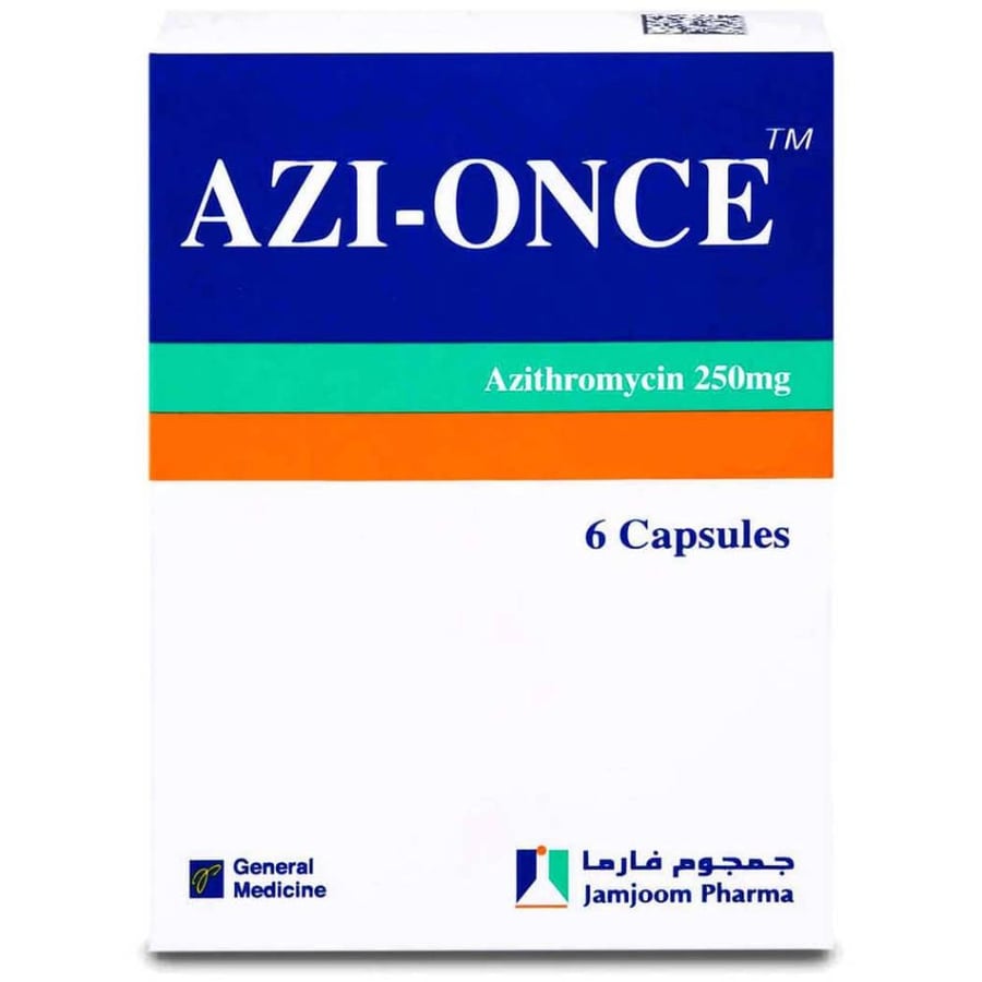 ازي ونس 250 مجم 6 كبسولة