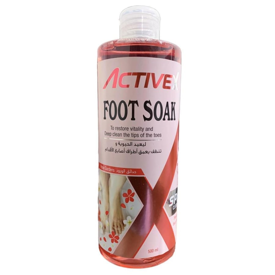 اكتيف اكس فوت سوك عناية القدمين بالازهار 500مل FOOT SOAK