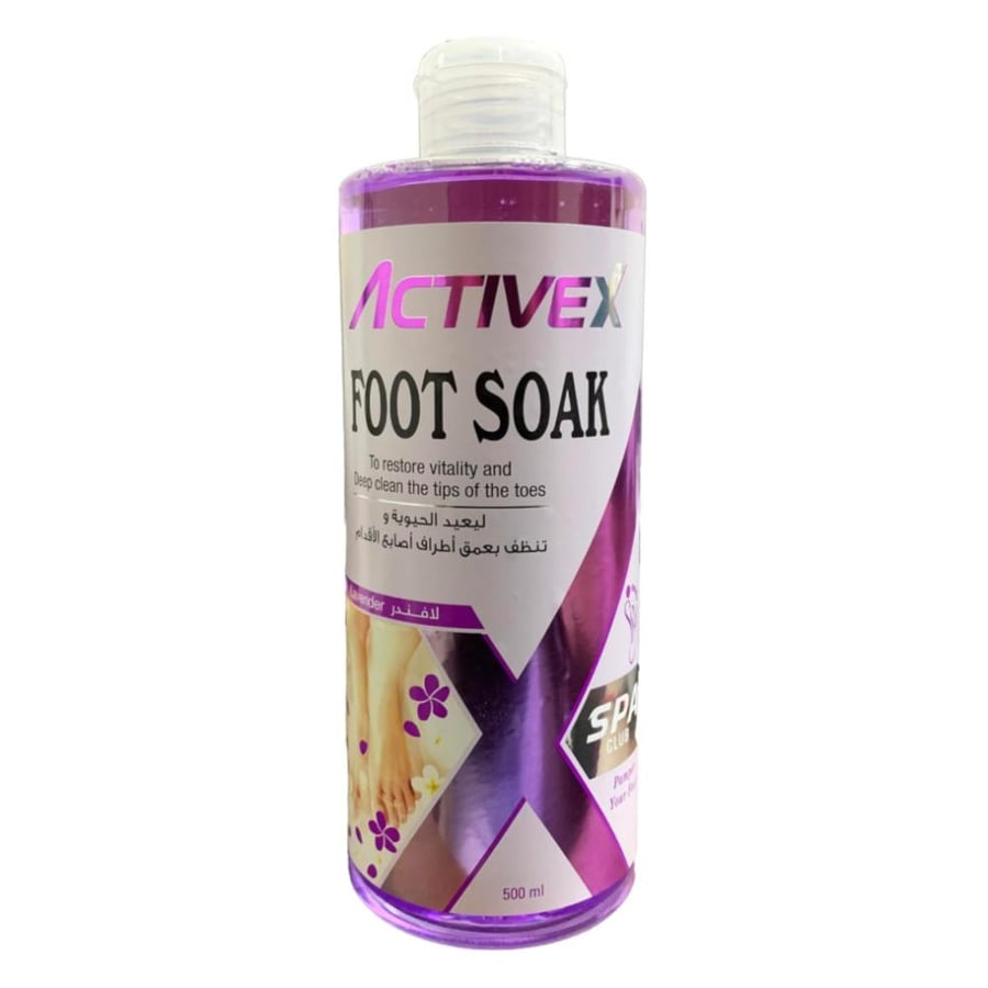 اكتيف اكس فوت سوك عناية القدمين بالافندر 500مل FOOT SOAK