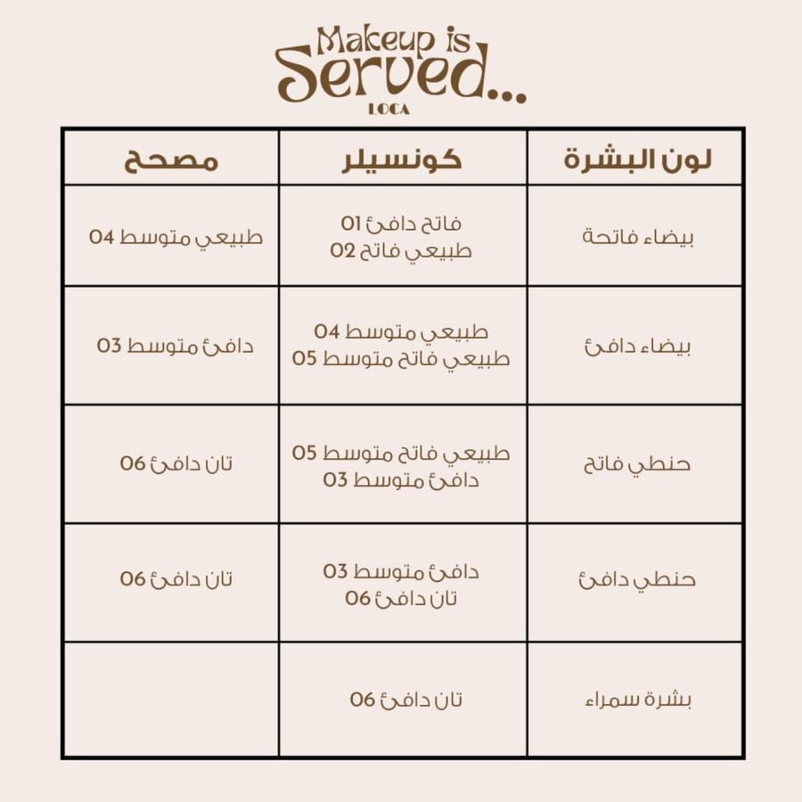 لوكا كونسيلر -3 تارت