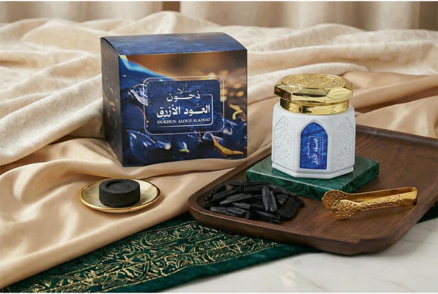 دخون العود الأزرق