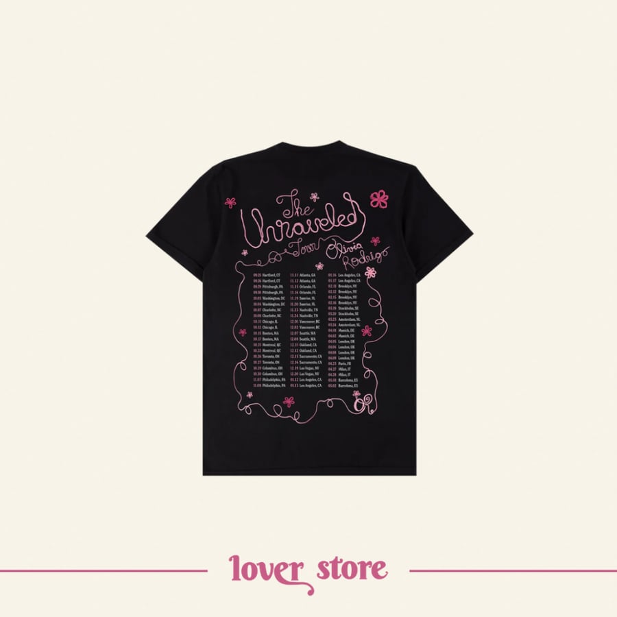 the unraveled tour t-shirt