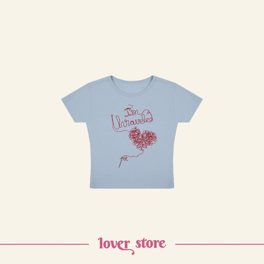 i'm unraveled women's baby tee
