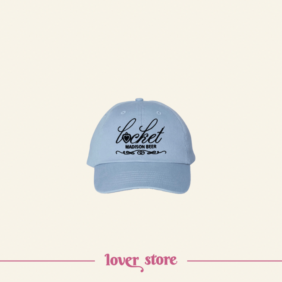 locket baby blue dad hat