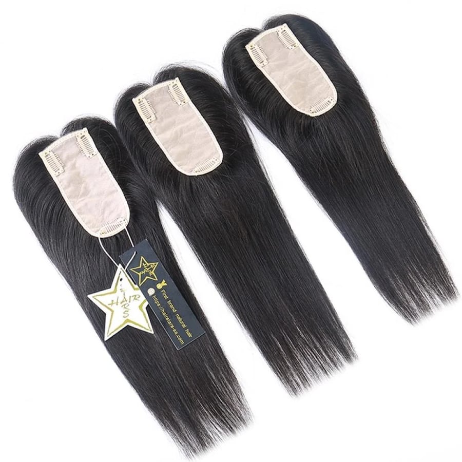 قطعة مخصصة لأعلى الرأس 5x2.2 بوصة - شعر روسي من HAIR STARS صورة 2