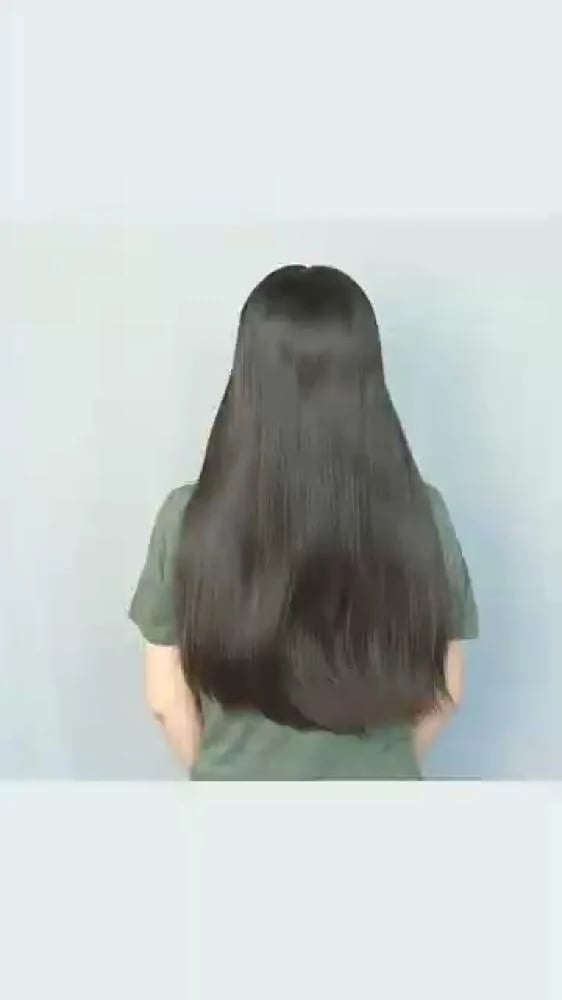 باروكة أسود طبيعي استريت كثافة 230 من HAIR STARS