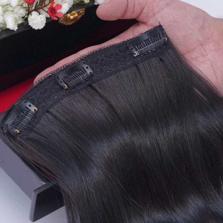 Natural black كلبسات من HAIR STARS صورة 7