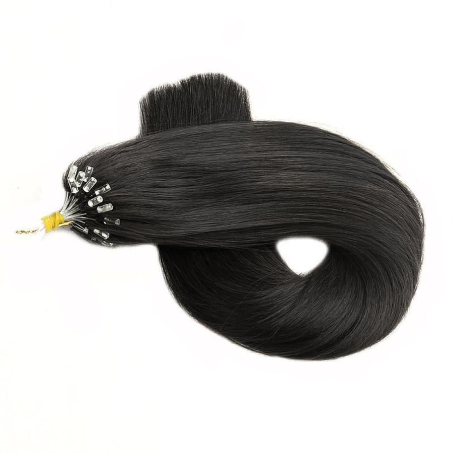 احدث التقنيات H6 استريت مخفي - اسود طبيعي من HAIR STARS