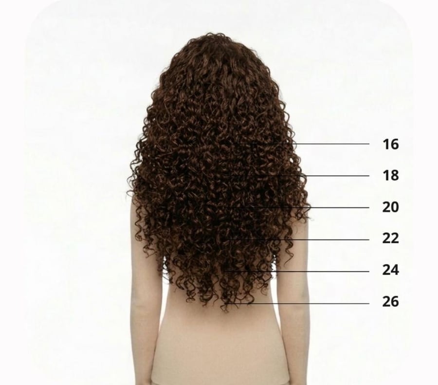 كلبس مطور بني متوسط كيرلي ون - شعر روسي من HAIR STARS صورة 3