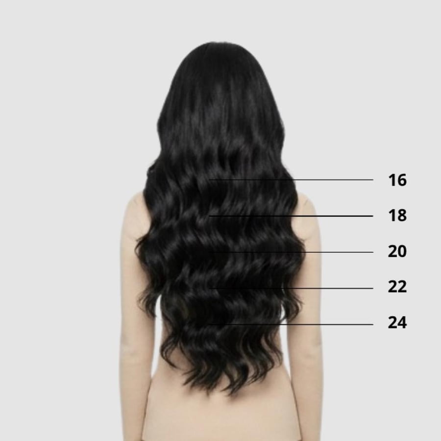 باروكة شعر روسي بني غامق مع هايلايت ويفي كثافة من HAIR STARS صورة 6