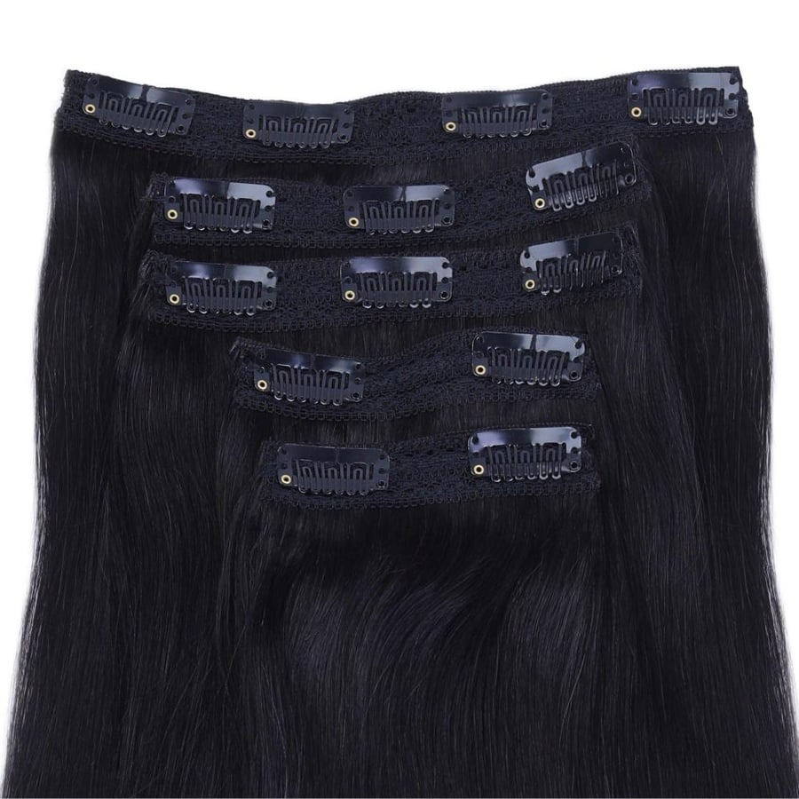 Natural black كلبسات من HAIR STARS صورة 5