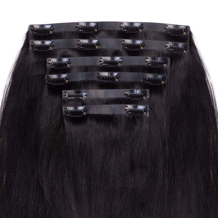 كلبس مطور اسود طبيعي استريت - شعر روسي من HAIR STARS صورة 2
