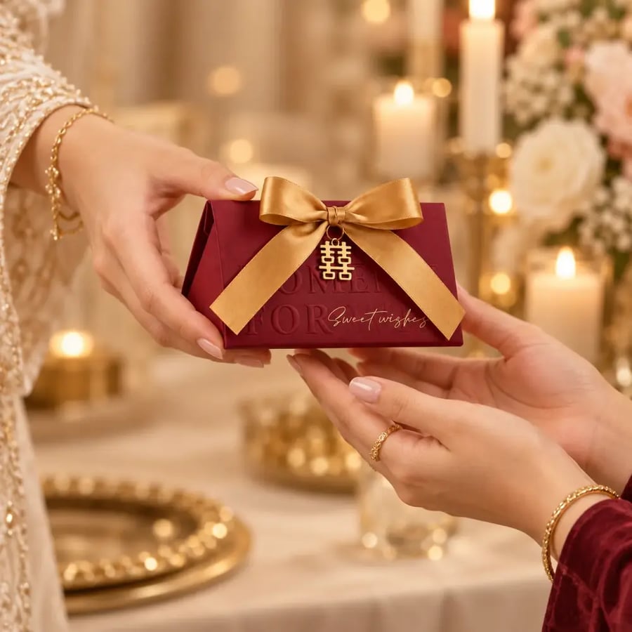 تقديم توزيعة عود ومسك عنابية إلى الضيوف