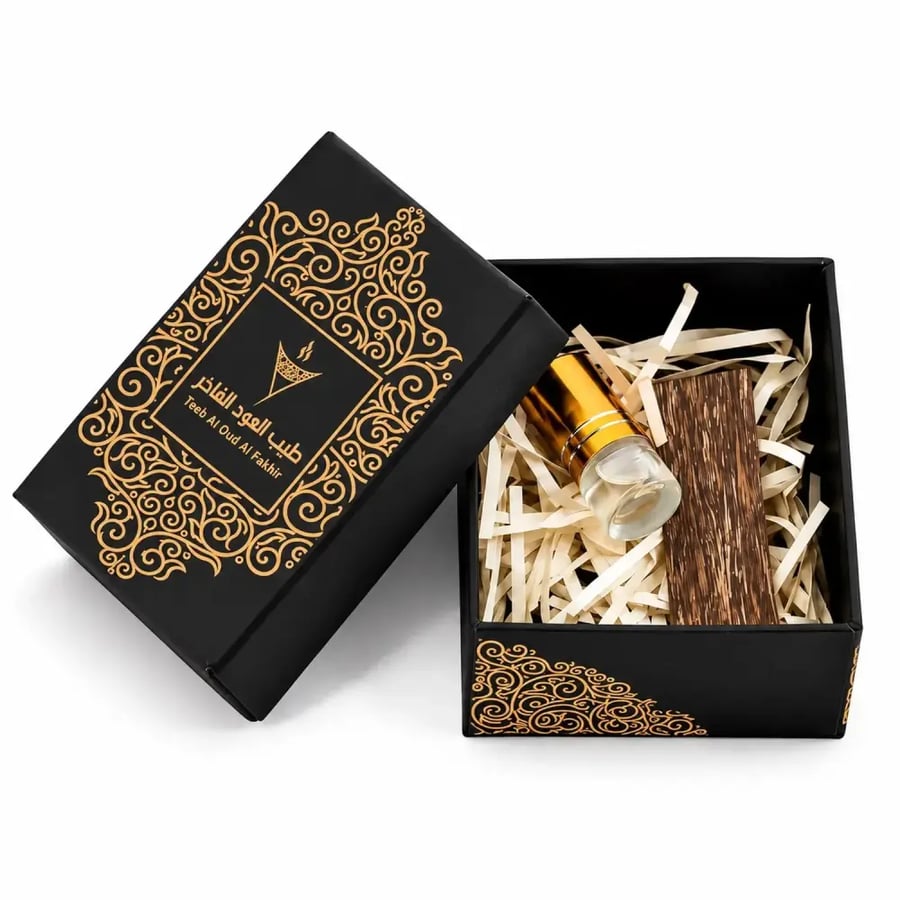 Luxury black oud box distributions