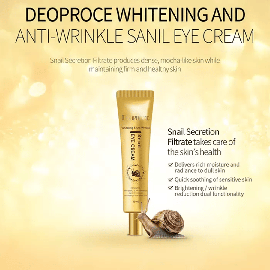 Snail eye cream whitening anti-wrinkle 40 ml