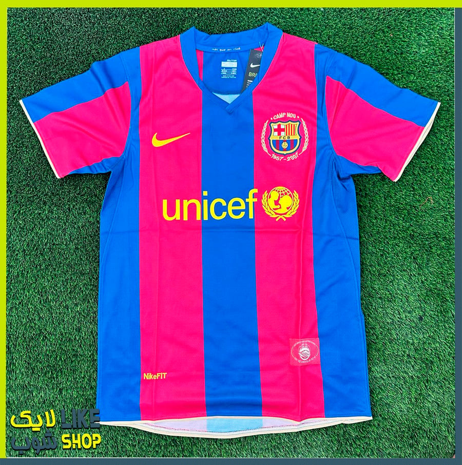 تيشيرت رجالي برشلونة كلاسيك 2007