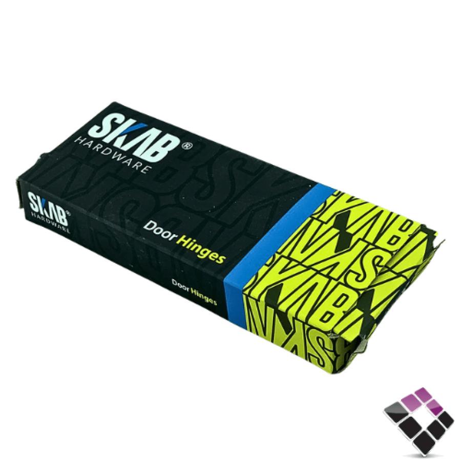 مفصلات باب خشب سكاب SKAB صيني لون ذهبي كبير 4 برغي سماكة 2MM مقاس 3.5"×4" رقم BHP/BP