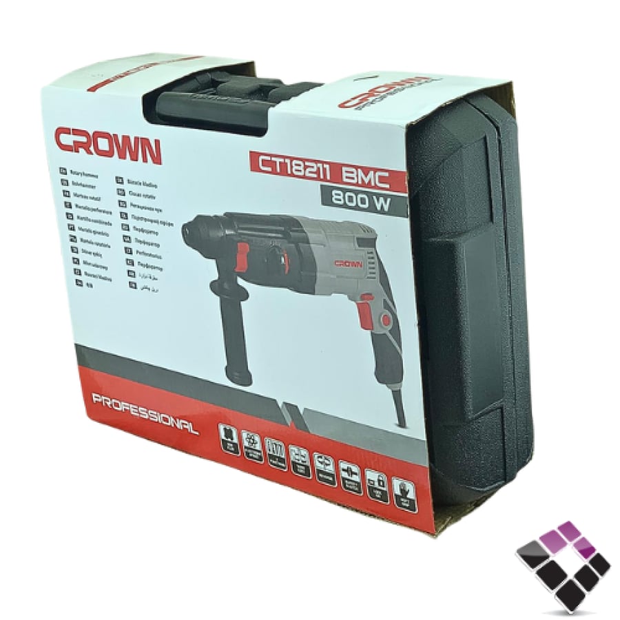 دريل هلتي CROWN كراون صيني 26 ملم 800 وات رقم CT18211BMC