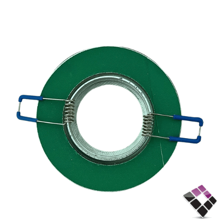 قاعده اسبوت لايت هولجين زجاج مدور مذهب COLOR FUL رقم 9004 *** بدون لمبة