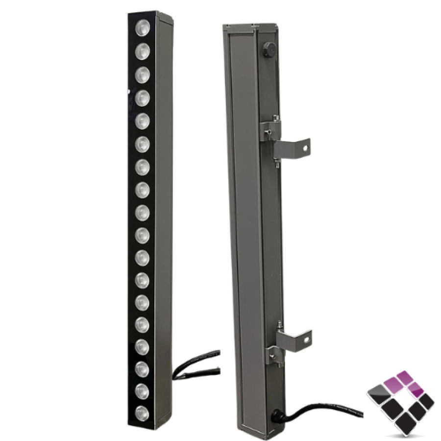 كشاف وول ووشر خارجي عيون مانع توهج NEW POWER إضاءة 3000K أصفر طول 18W×50CM رقم 106106