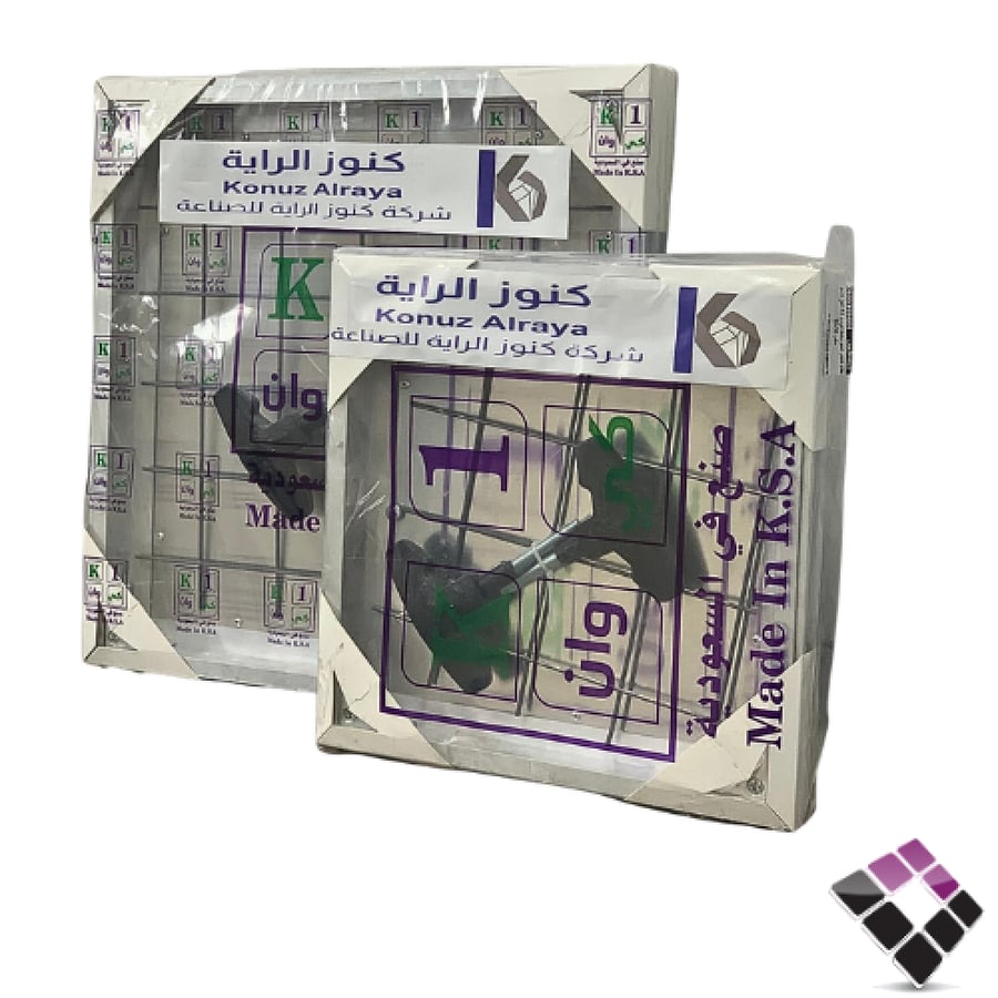 غطاء تفتيش المنيوم بشبك كي ون K1 عمق 5 سم متوفر مقاسات