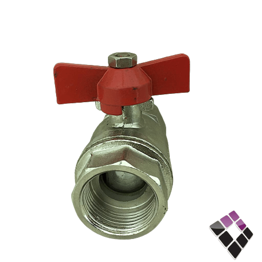 حنفيه يد احمرفراشة RVR  صينى 3/4" سم..