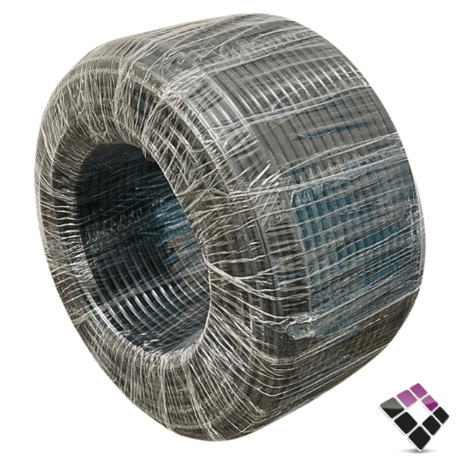 لي تحلية و رذاذ لون أسود  مقاس 1/4" طول 100 متر