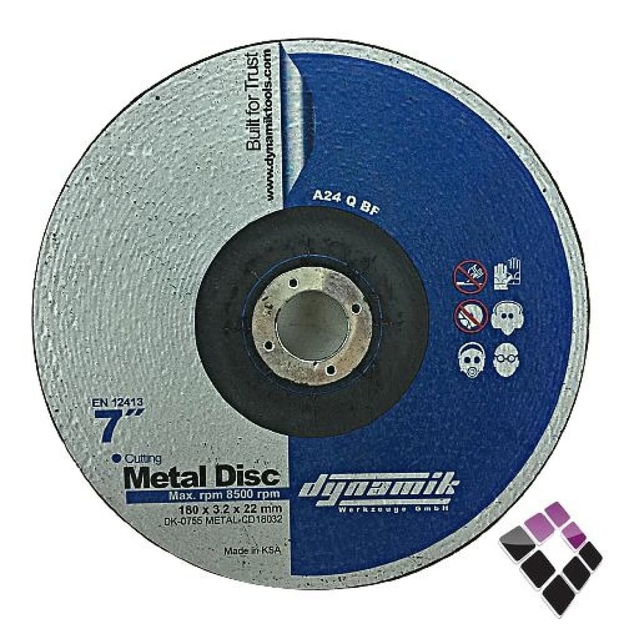 دسك صاروخ قص حديد dynamik سعودي7"