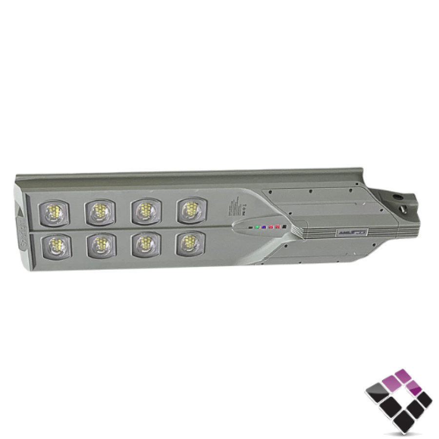 كشاف شارع LED يعمل على الطاقة الشمسية AL RAED الرائد إضاءة أبيض مع خلية ضوئية و ريموت 400W