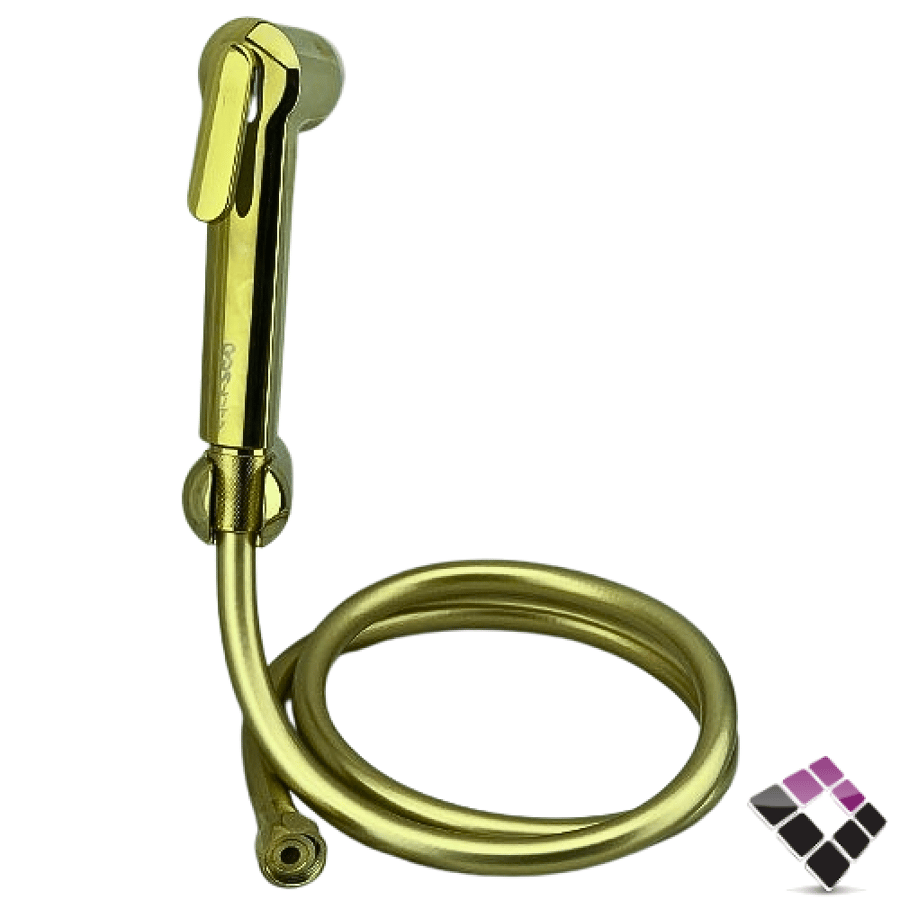 Golden showerhead, Qurohi model, German, Tempesta, high-pressure, heavy-duty, Chinese quality, number 7723