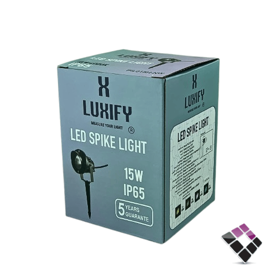 كشاف حدائق LED غرس LUXIFY عدسة COB إضاءة 6500K أبيض 15W رقم 24100003