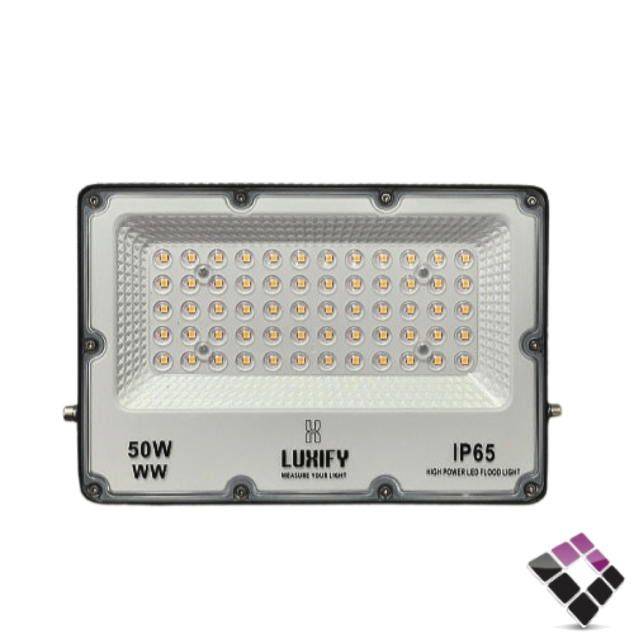 كشاف كوبس خارجي فلود LED خارجي LUXIFY نقاط SMD إضاءة 3000K أصفر 50W