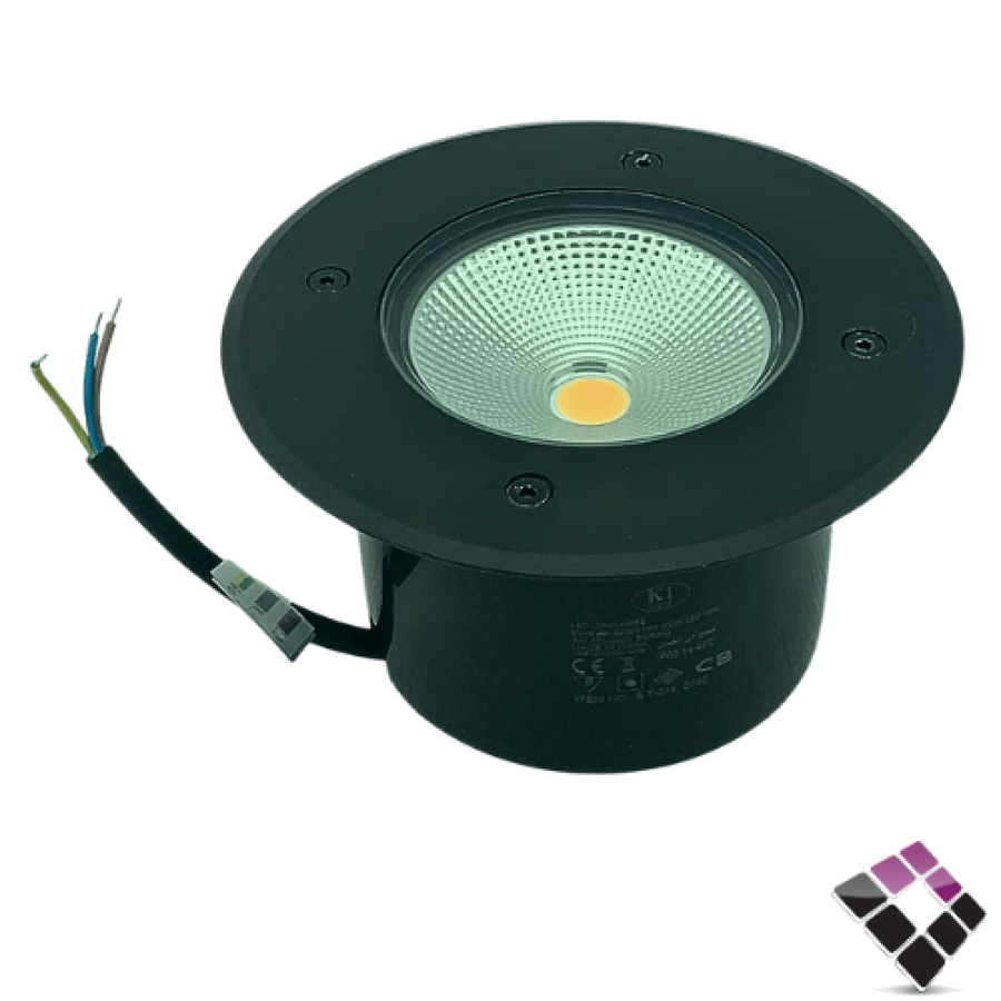 كشاف LED خارجي دفن أرضي معزول ضد الماء اصول التميز K 1صيني اضاءة أصفر 6" × 18W