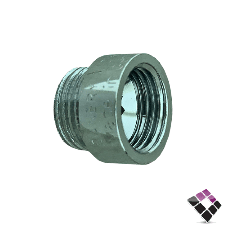 جلبة ذكر نحاس مطلي كروم BANERY المانى 10 ملى 1/2"×1/2"