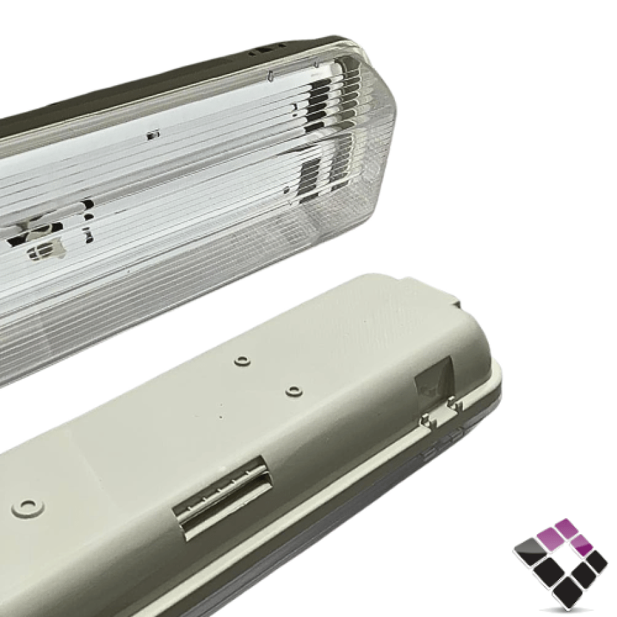 جرم نجف مجوز LED بغطاء وتر بروف NEW POWER بدون ترنس  2×120 سم