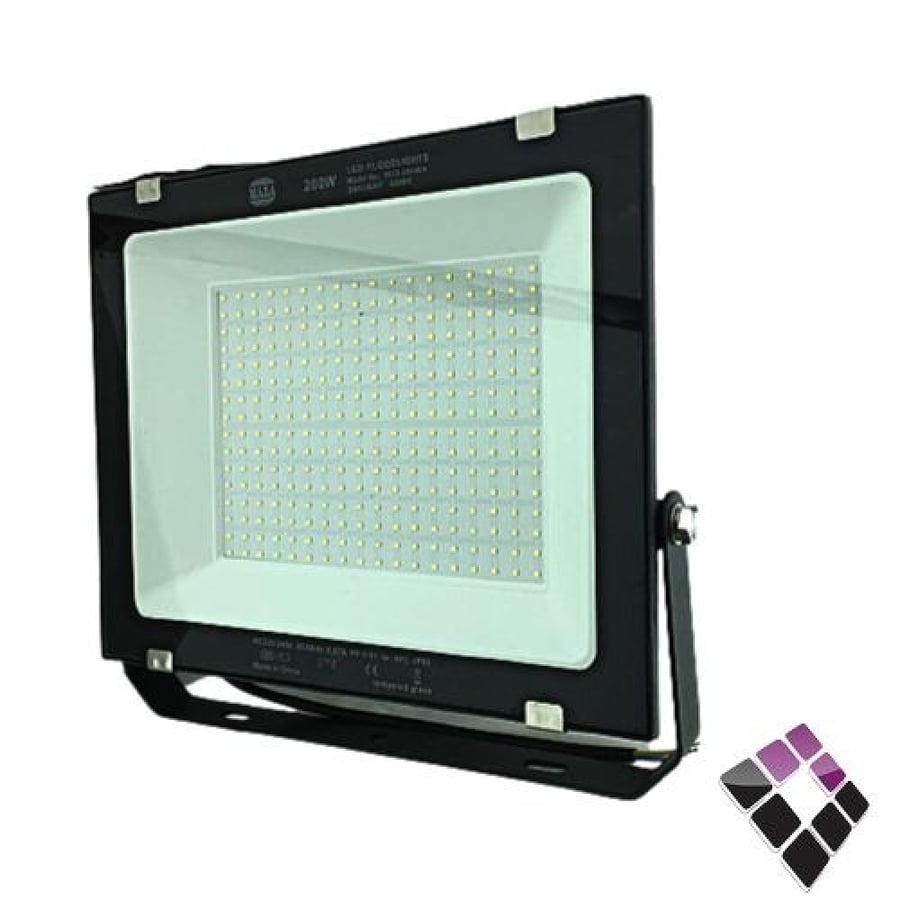 كشاف LED خارجي كوبس MABA صيني جرم أسود اضاءه أبيض SMD نقاط 200 W