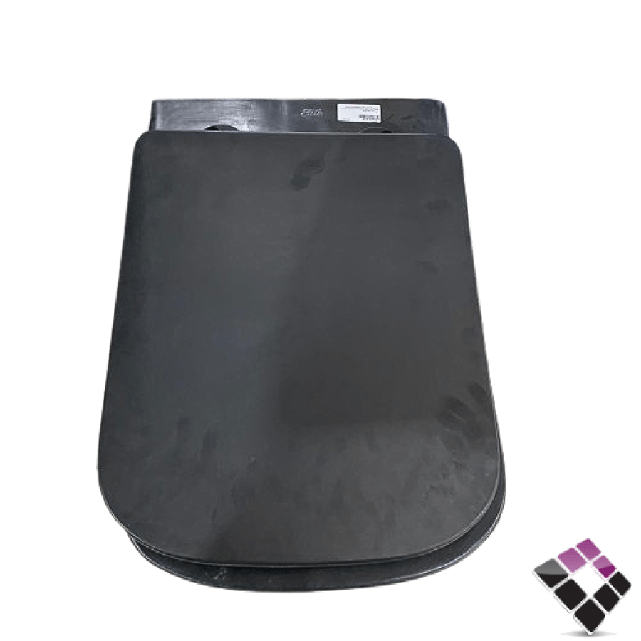 كرسى أفرنجى معلق Orient Standard صيني لون أسود مربع غطاء هيدروليك 18 سم رقم OS3220336-B
