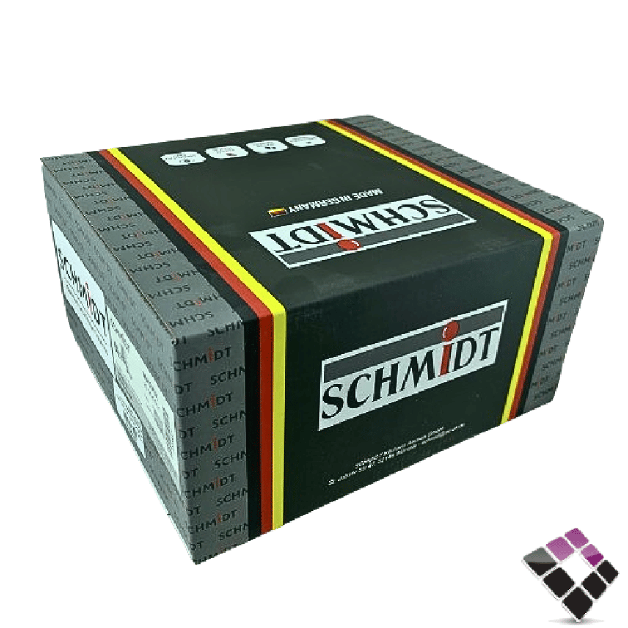 خلاط دش اتمتك SCHMIDT/iMATRIX الماني مسكة مربعة لون كروم بدون لي و سماعة