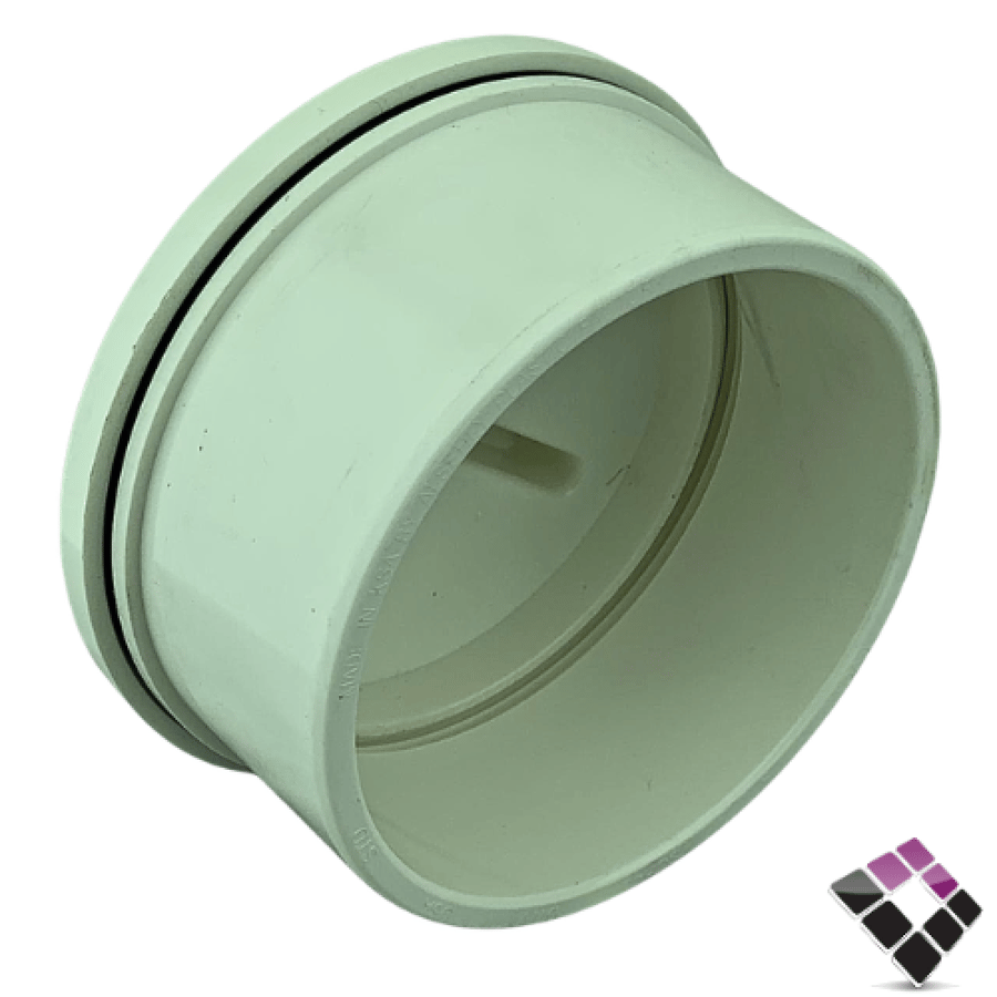 سدة سن بلاستيك UPVC أبيض SPF السهلي سعودي مقاس 4"×114ملم