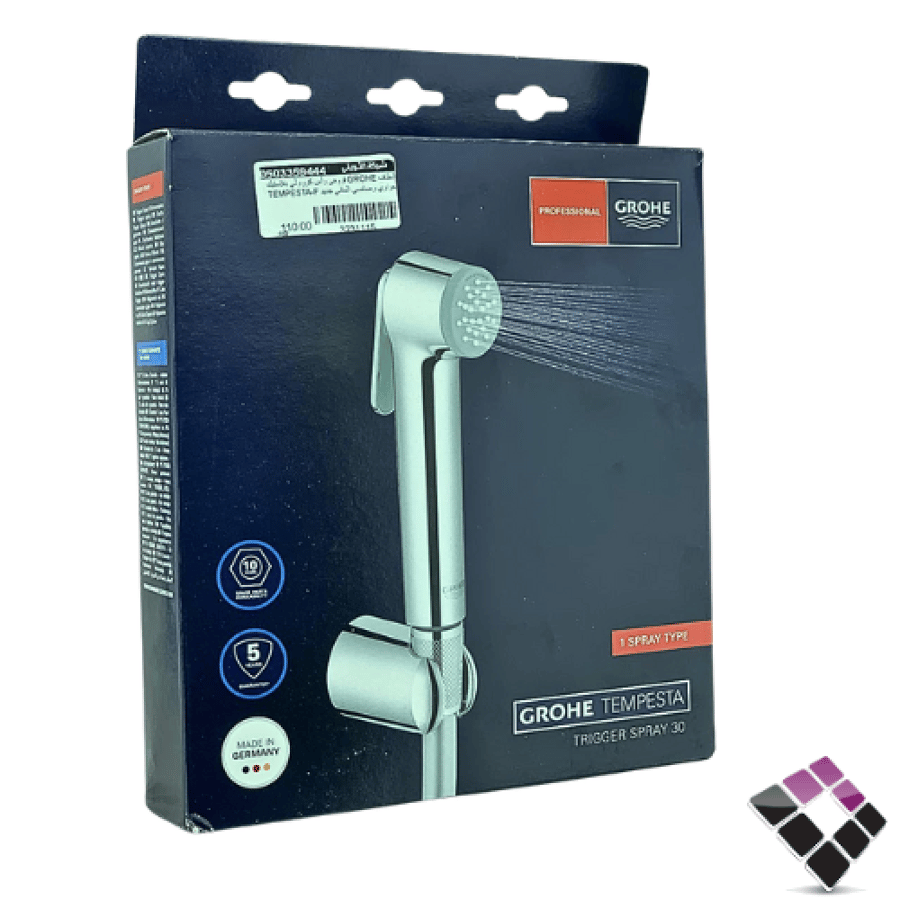 شطاف GROHE قروهى رأس كروم لي بلاستيك حراري رصاصي المانى جديد TEMPESTA-F
