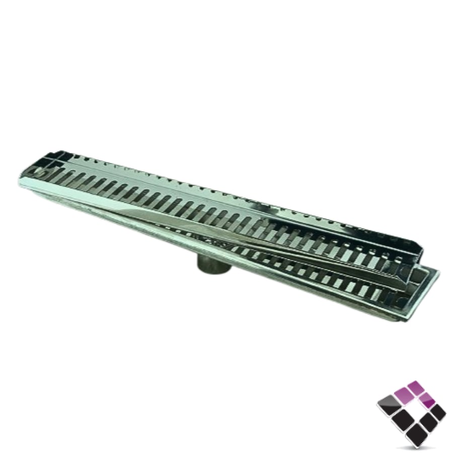 Steel mesh filter, chrome color, BATHROY Italian, size 10×50, number 6702047