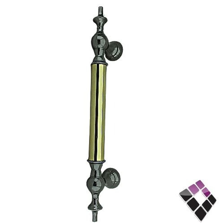 Door handle GOLVE METAL Turkish style 34 cm gold + dark silver color number 30-615